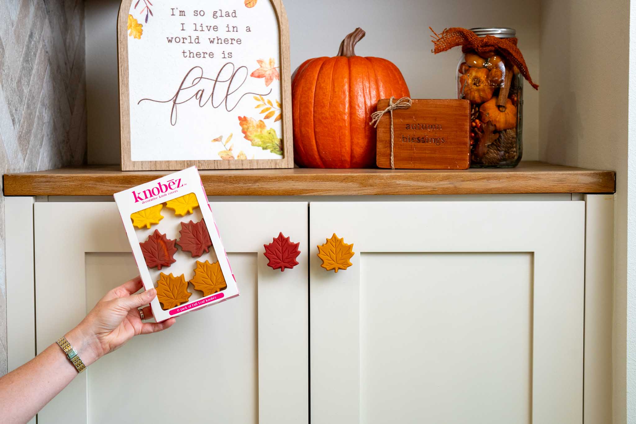 Fall Leaf Knobēz 6 pack