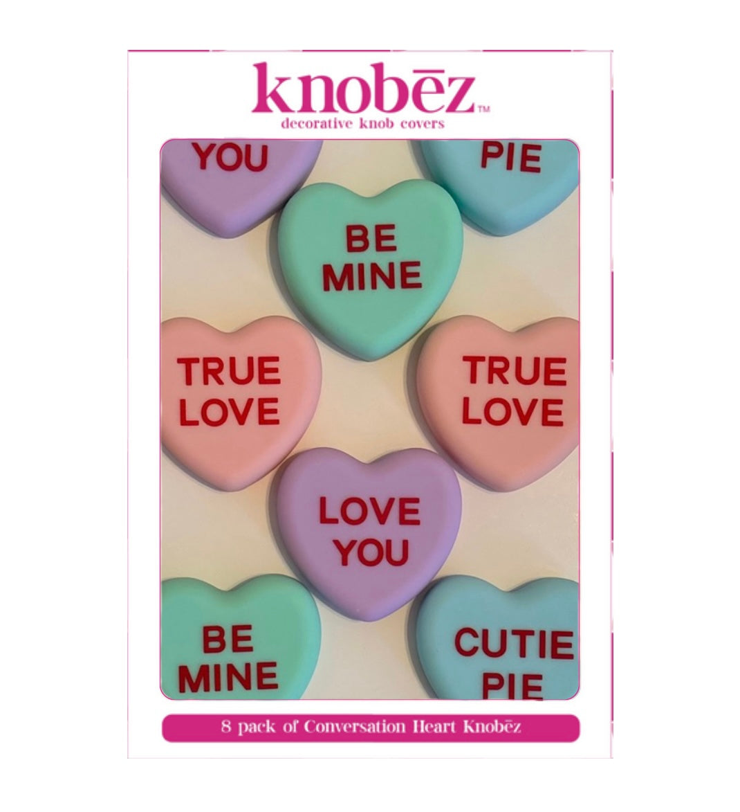 Conversation Heart Knobēz
