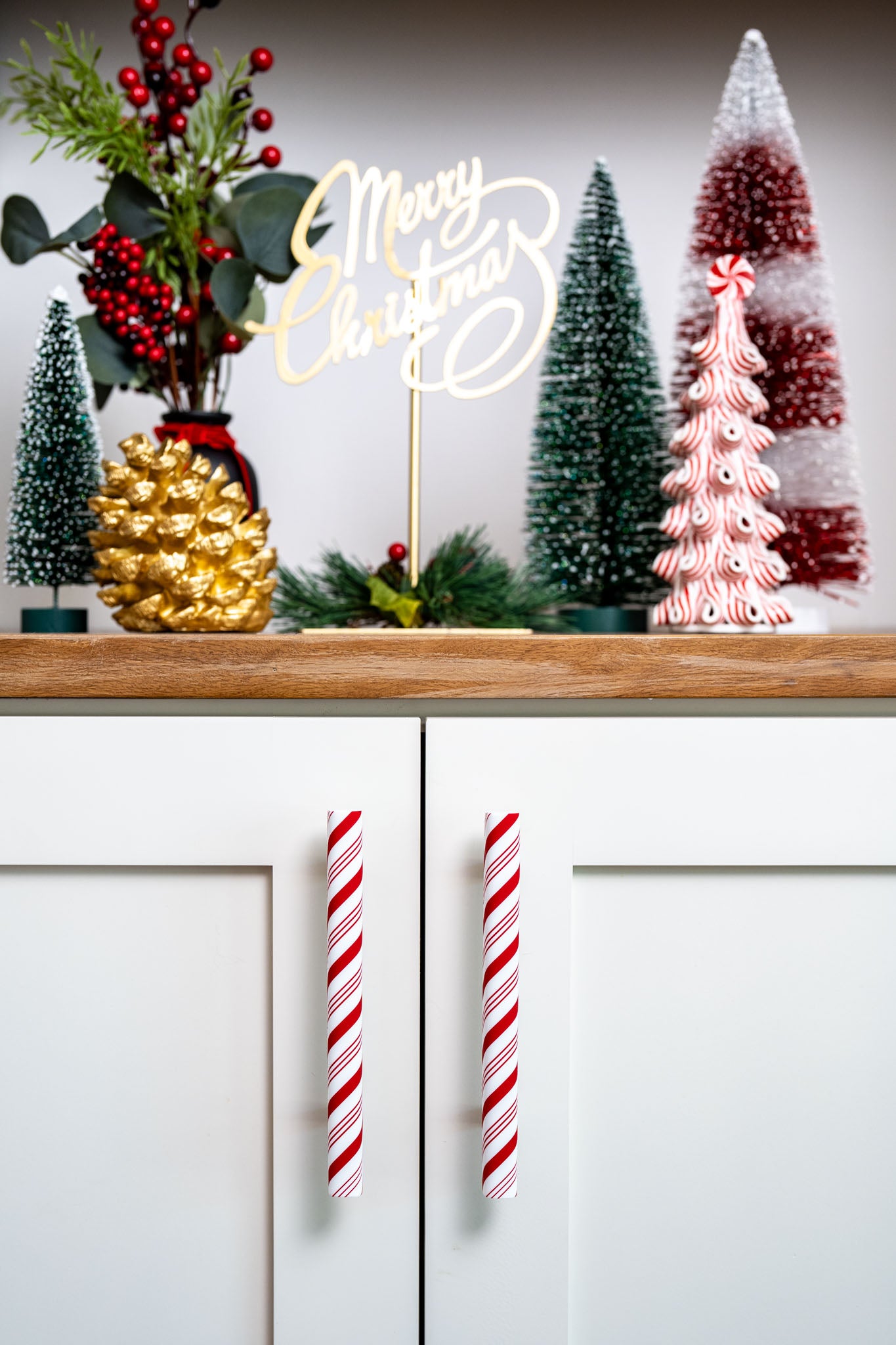 Large Peppermint Stick Handlez