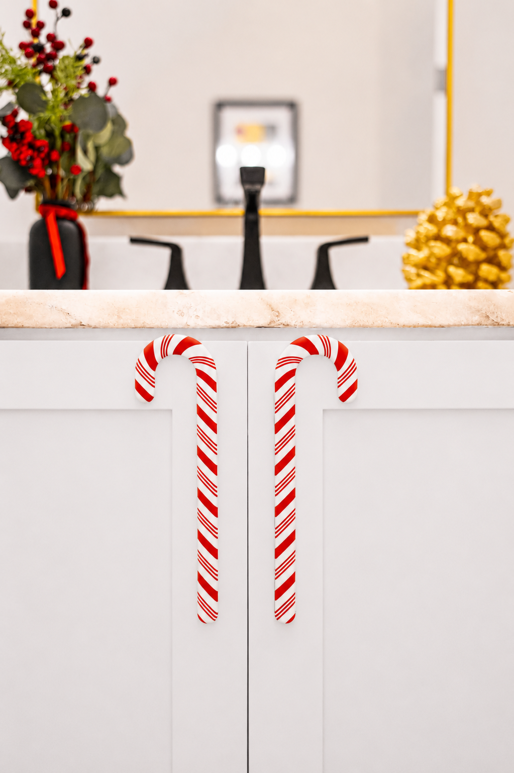 Large Candy Cane Handlez
