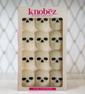 Glow-in-the-Dark Skull Knobēz 12 pack