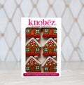 Gingerbread House Knobēz 6 pack