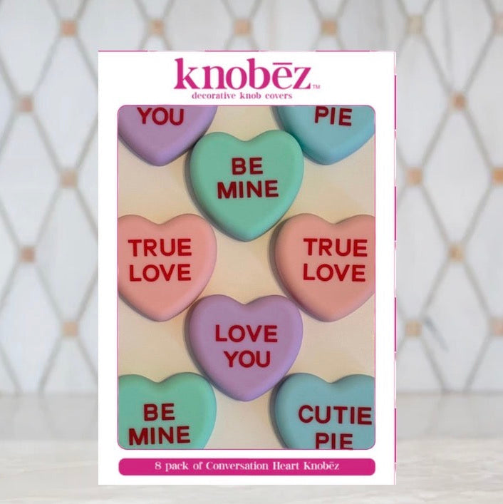 Conversation Heart Knobēz